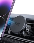 YOSH Mag-Safe Car Mount Air Vent, Car Phone Holder Magnetic Phone Car Mount Magnet Phone Holder for Cars, for iPhone 16/15/14/13/12 Series& MagSafe Case with Double Lock Clip without Metal Plates