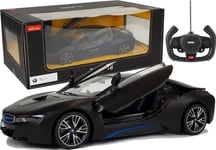 Rastar Auto R/C Bmw I8 Rastar 1:14 Sorte Automatiske Dører