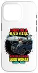 Coque pour iPhone 16 Pro Melanin Queen I May Be A Bad Girl But I'm A Damn Good Woman