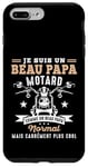 Coque pour iPhone 7 Plus/8 Plus Motard Beau Papa Moto Humour idée Cadeau Motorcycle Retraite