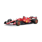 Burago - Ferrari SF-24 Charles Leclerc #16 2024 - Véhicule Miniature Réaliste Auto à Échelle 1:43, Dirigée par Charles Leclerc, Licence Officielle Ferrari, Age recommandé 3 Ans