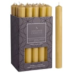 Shearer Dinner Candles Olive 8 Inch Unscented 8 Hour Burn Time 20 Pack