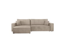 Hobson Sofa med Divan 3-seter - Beige sjeselong