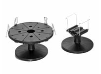 Tamiya Adjustable 2 Piece Painting Turntable Stand Set for Model Assembly Kit Cars