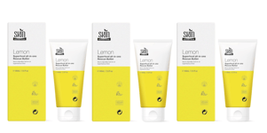 3 x SKIN SUPERFOOD LEMON ALL IN ONE RESCUE BODY BUTTER CLEANSER TONER 60ml BOXED