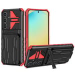 Samsung Galaxy S24 Fe      Heavy Duty Case    [Red]