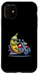 Coque pour iPhone 11 Banane Moto Cool Conduire Amusant Lunettes