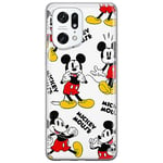 ERT GROUP Coque de téléphone Portable pour Oppo Find X5 Pro Original et sous Licence Officielle Disney Motif Mickey 050 Parfaitement adapté à la Forme du téléphone Portable, Coque en TPU