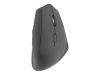 T'nB Ergo - Souris - ergonomique - vertical - laser - 6 boutons - sans fil - 2.4 GHz, Bluetooth - récepteur sans fil USB - noir