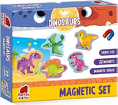 Magnetiskt Pussel "Dinosaurier" Med Whiteboard Rk2090-03