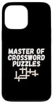 iPhone 13 Pro Max Puzzle Lover Master of Crossword Puzzles Case