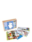 Moomin 4 Wooden Puzzles In A Box Patterned Barbo Toys