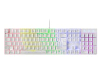 Clavier Gamer Mécanique (blue Switch) Mars Gaming Mk422 Rgb (blanc)