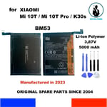 NEW GENUINE BATTERY BM53 XIAOMI 5000mAh OEM Xiaomi Mi 10T Mi 10T Pro K30s 3,87V