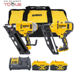 Dewalt DCK2046P2 18V XR Brushless Framing /Finish Nailer With 2 x 5Ah Batteries