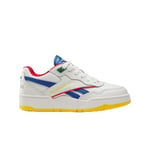 Reebok BB 4000 II Sneaker, Chalk/VECBLU/VECRED, 6.5 UK