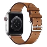 Imak Läderarmband Apple Watch Series 10 46mm Brun