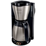 Philips Café Gaia HD7548/20 Cafetière noir, acier inoxydable Nombre de tasse=15