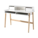 Bureau enfant en bois - Blanc - aulia