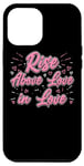 iPhone 13 Pro Max Rise Love above Love heart leaf sweet Valentine's Day Case