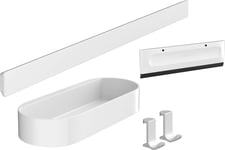 Hansgrohe WallStoris Sett For dusj, Hvit Matt - 27967700