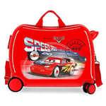 Disney Cars Speed Trails Red Kids Rolling Suitcase 50 x 38 x 20 cm Rigid ABS Combination Lock 38 Litre 2.1 kg 4 Wheels Hand Luggage