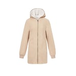 BALALALA Manteau Femme Casual Chaud Peluche Oversize Manches Longues Veste Cardigan Bouton Blouson Devant Ouvert Poches Coton Outwear Automne Hiver