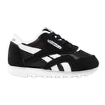 Reebok Nylon Cl Basket, Noir/Blanc, 20 EU