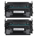 2 Black Toner Cartridges for HP LaserJet Enterprise MFP M528 M528dn M528f M528z