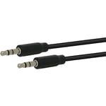 Cordon Jack ø 3,5 mm mâle/mâle stéréo 1 mètre Fujionkyo 434640