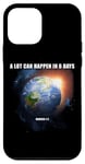 Coque pour iPhone 12 mini A lot can happen in 6 days : Genesis 1-2 Creation Bible Verse