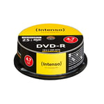 Intenso 4801154 DVD-R 16x Printable 25 Pack Cakebox