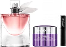 Lancome Lancme La Vie Est Belle Eau De Parfum Spray 50Ml + Renergie Multi-Lift Ultra 15Ml + Hypnose Volume-A-Porter Mascara 2Ml