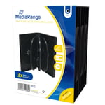 MediaRange BOX35-8 DVD 8 Disc Case 27mm Black (Pack of 3) 8 DVD's (US IMPORT)