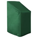 WOLTU Housse de Protection Chaises Housse de Chaises de Jardin, Couverture de Meubles de Jardin, 65x65x120/80cm, Bâche Extérieure Anti-UV Imperméable, Indéchirable, Résistance au Froid,Vert