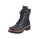 Rieker Bottes pour Femme, Noires Bottine Chelsea, 36 EU