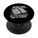 Acheter des livres et lire des livres Lover Book Collector PopSockets PopGrip Adhésif