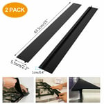 2X Silicone Kitchen Seals Gap Filler Stove Counter Gap Cover for Cooker Worktop