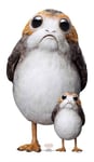 Porg Star Wars The Last Jedi Lifesize and Mini Cardboard Cutout / Standup