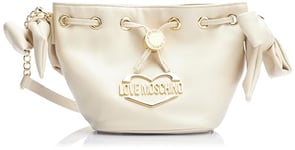 Love Moschino Women's jc4206pp1i MINIBAG, White, 15X17X13