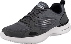 Skechers Men's Skech-air Dynamight Venturik Sneaker,Charcoal Synthetic/Textile/Trim,11 UK