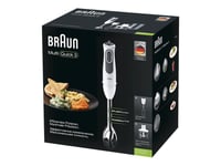 Braun Multiquick 3 MQ 3135 Hand Blender Turbo function White/grey