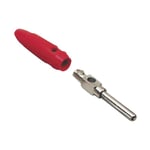 BKL Electronic 072149-P Fiche banane mâle, droit Ø de la broche: 4 mm rouge 1 pc(s) D27978