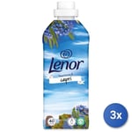 3x Lenor Adoucissant 840 Ml.concentrato 40 Mesureurs Atm D'Talia Capri