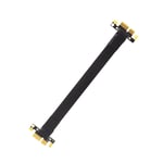 1x male-1x male 10cm Câble raccordement PCI Express 3.0 X4, prolongateur, adaptateur, Flexible, pliable, enfichable Nipseyteko