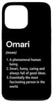 iPhone 13 Pro Max Omari Name Definition Funny Dictionary Case