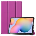 samsung Samsung Galaxy Tab S6 Lite (2024) P620 Tri-Fold PU Case Purple