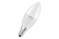 OSRAM LED STAR+ - LED-glödlampa - form: B37 - glaserad finish - E14 - 4.9 W - RGB/varmt vitt ljus - 2700 K