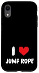 Coque pour iPhone XR I Love Jump Rope - Cœur - Jumping Jumping