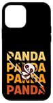 iPhone 12 mini panda samurai with three humor katana anime japanese manga Case